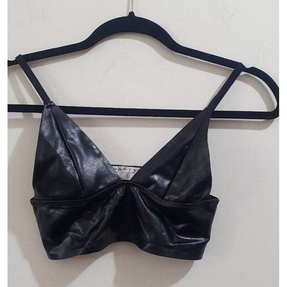 Emma & Sam Synthetic leather Cropped Tank Top S - Picture 4 of 7